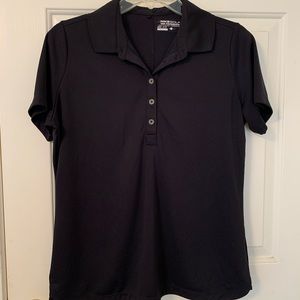 Black Nike golf tour performance polo